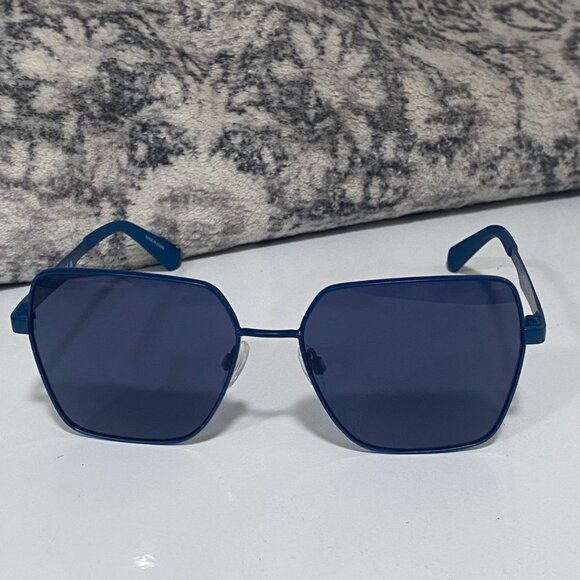 NEW Calvin Klein Jeans Wired Frame Sunglasses in Blue - Picture 1 of 6